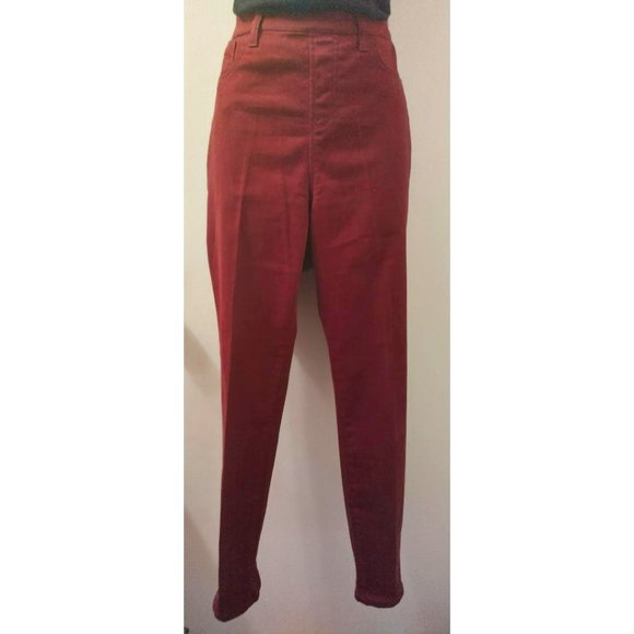 Massini – Burgundy Jegging Pants - Picture 5 of 7